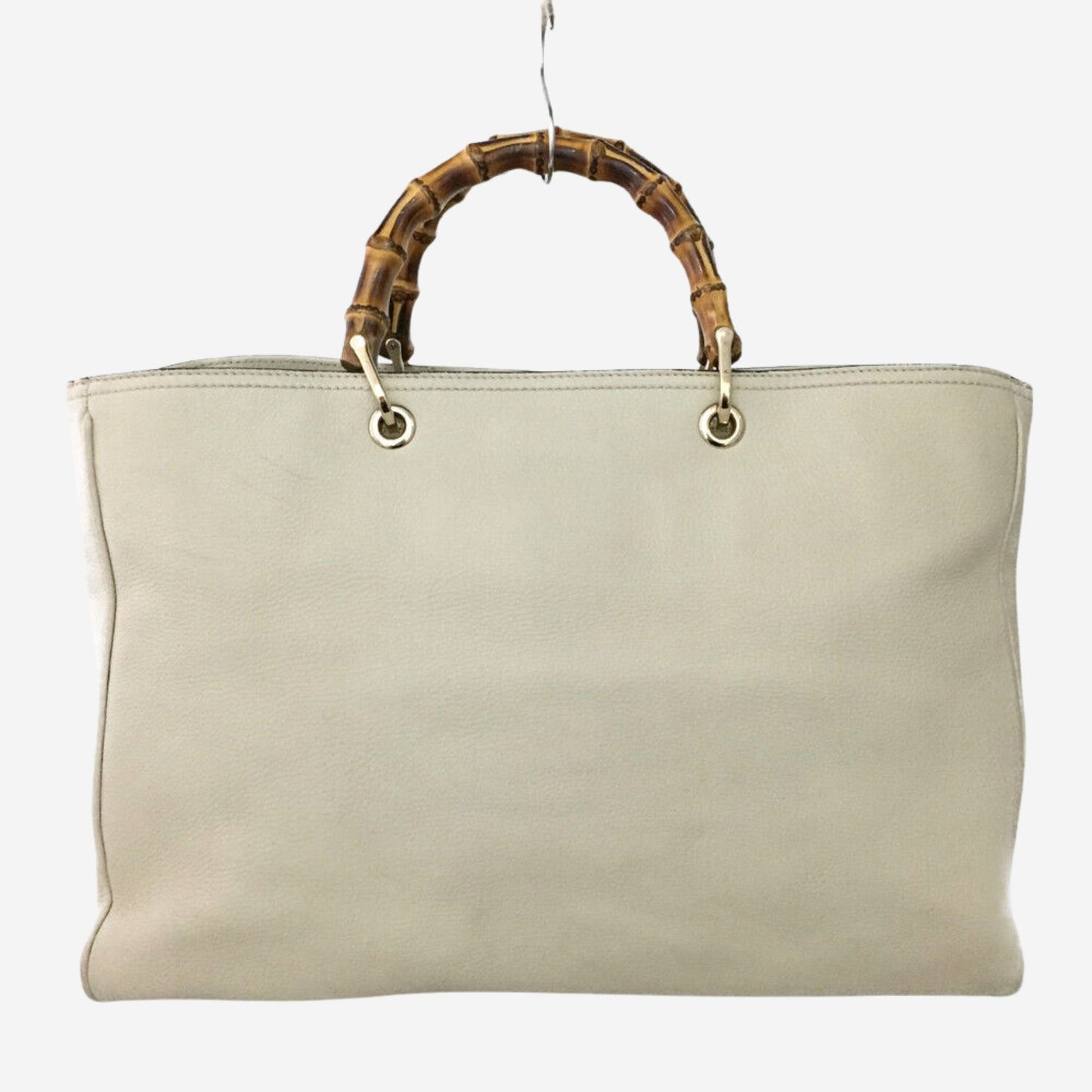 Gucci Ivory Bamboo Shopper
