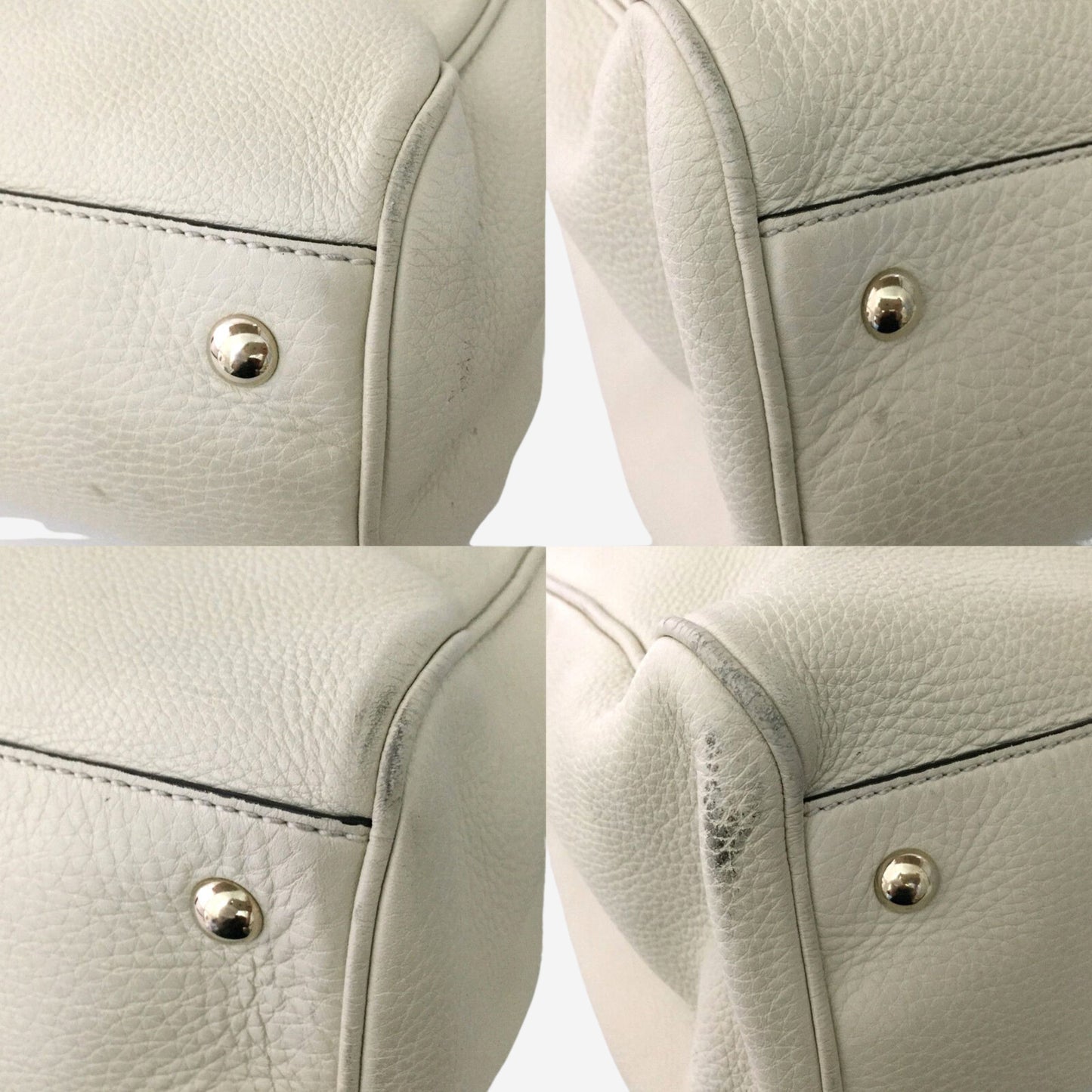 Gucci Ivory Bamboo Shopper
