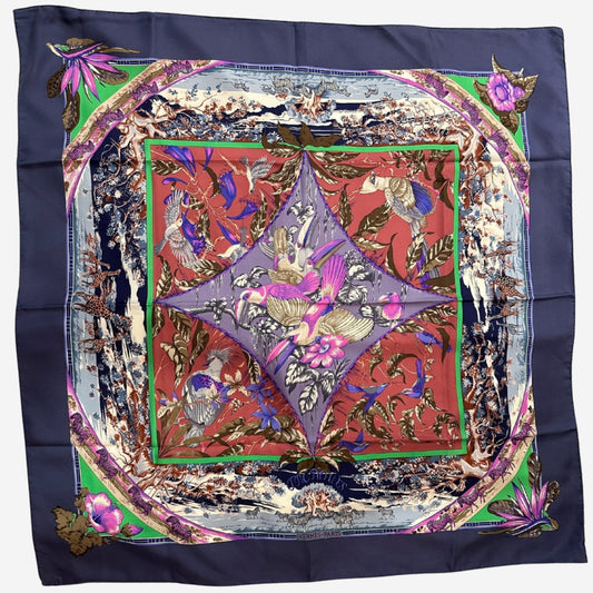 Hermes Tropiques Silk Scarf, Carre 90