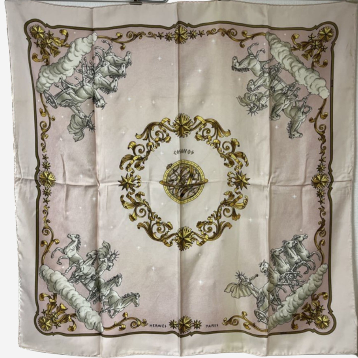 Hermes Cosmos Silk Scarf, Carre 90