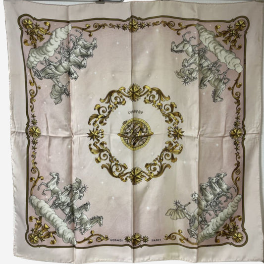 Hermes Cosmos Silk Scarf, Carre 90
