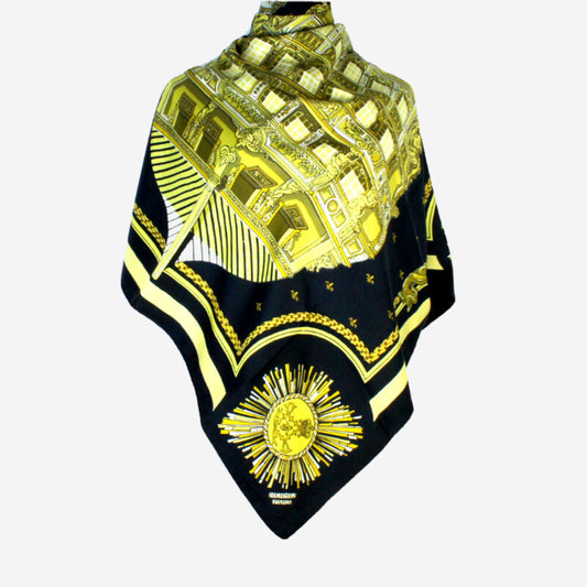 Hermes Le Soleil Royal Silk Scarf, Carre 90