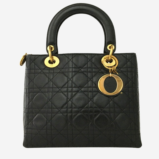 Dior Lady Dior Black Medium