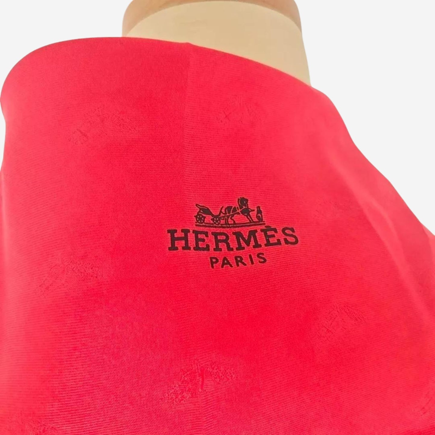 Hermes Rosange GM Scarf Stole Red