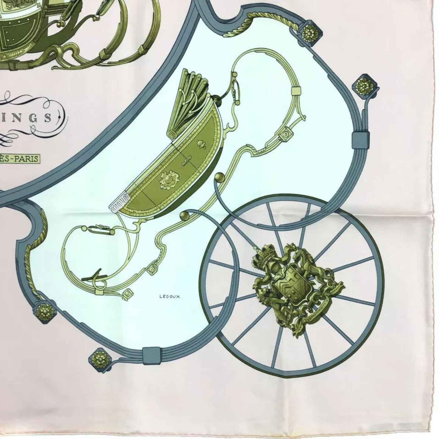 Hermes Springs Silk Scarf, Carre 90