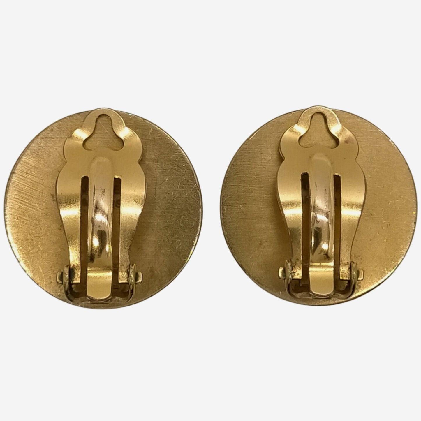 Hermes Clou de Selle Mother of Pearl Clip-on Earrings