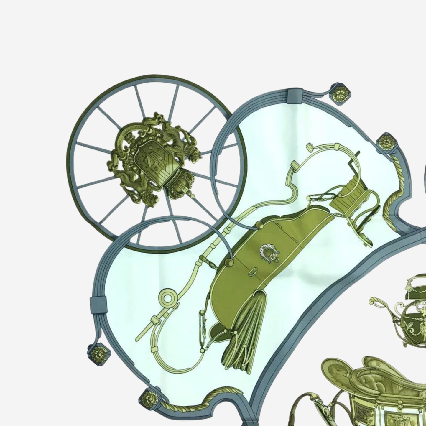 Hermes Springs Silk Scarf, Carre 90