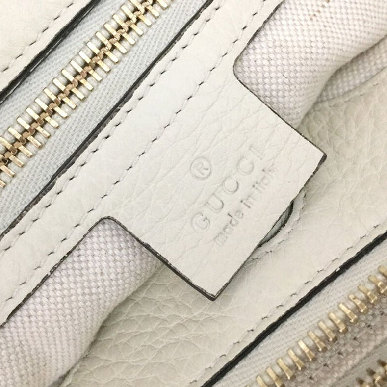 Gucci Ivory Bamboo Shopper