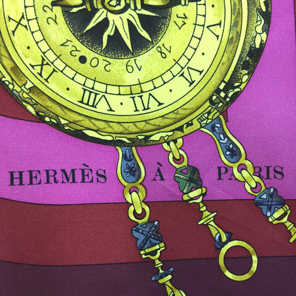 Hermes La Ronde des Heures Silk Scarf, Carre 90